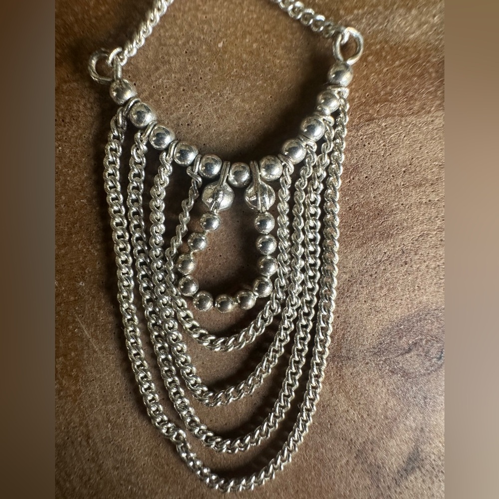 Chic Silver Dangle Earrings - image 2